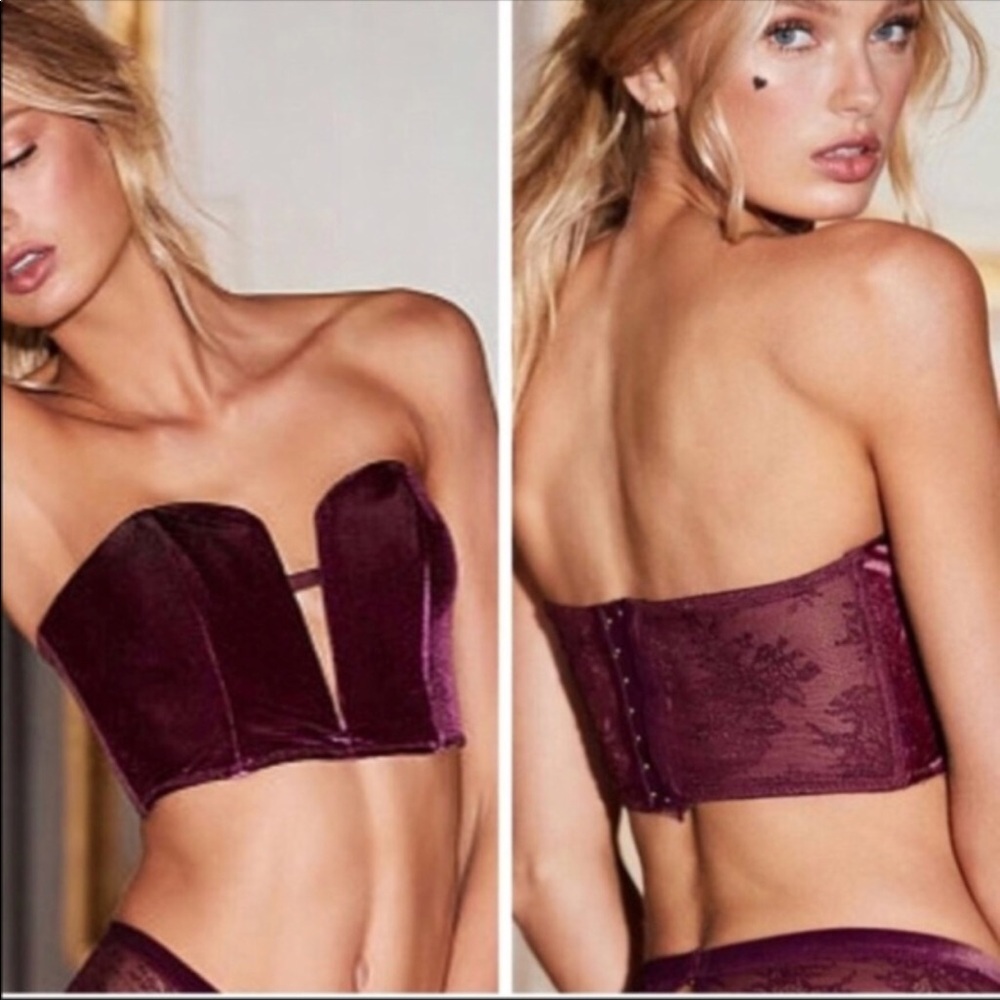 NWT Victoria’s Secret velvet bralette